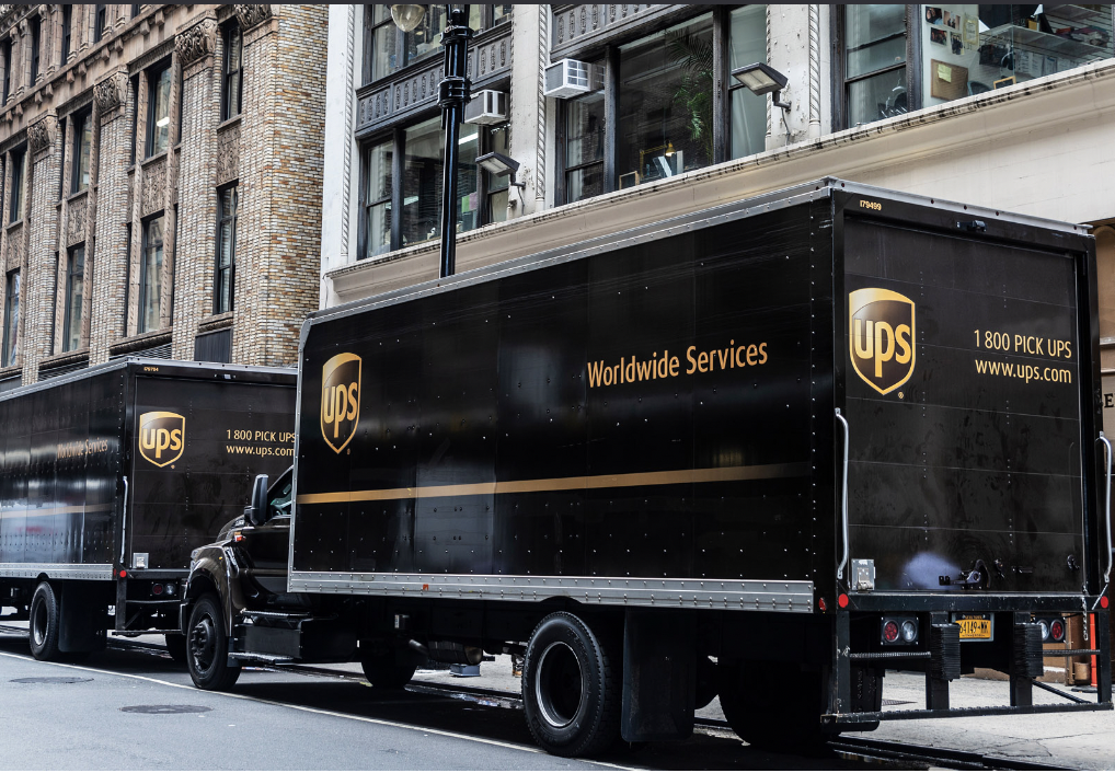 Digital representation of smart logistics with trucks and gps for efficient fleet management